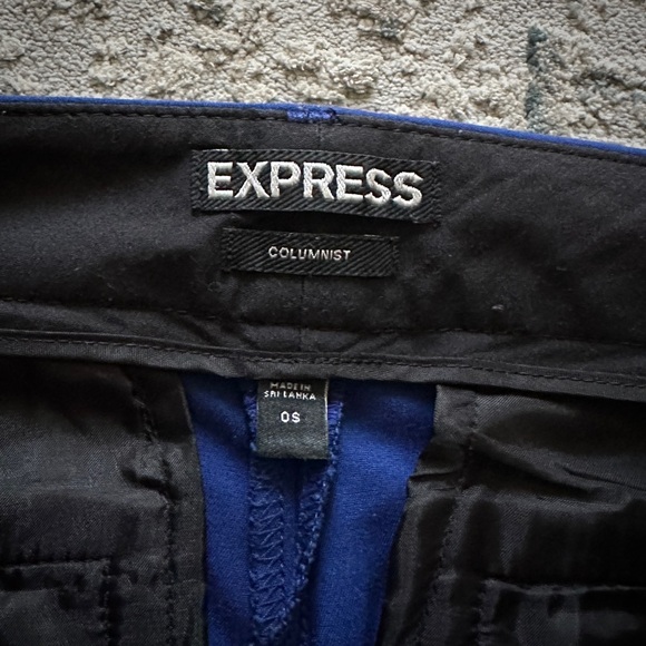 Women's Express Columnist Pants - Size 0 - Black, Blue, Gray - Picture 3 of 9